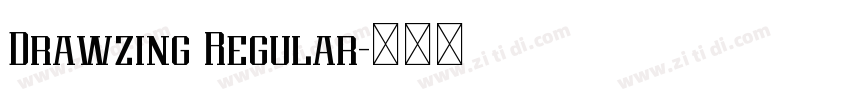 Drawzing Regular字体转换 Drawzing Regular字体转换